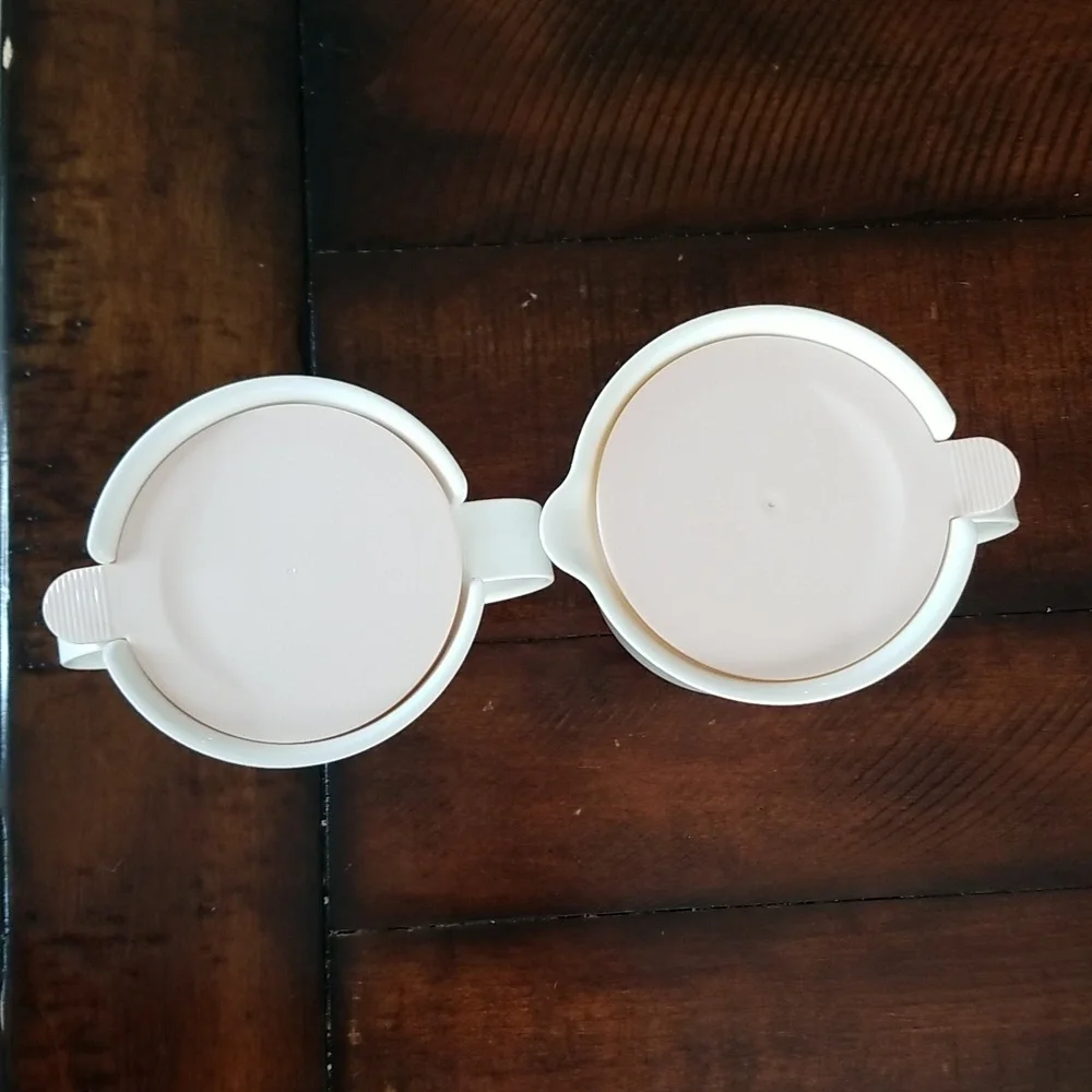 Tupperware Cream And Sugar Set 10 Oz Vintage 80s